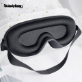 Wenefang Sutuiying 1pc 3D Contoured Cup Sleeping Mask, Breathable Black Blindfold, Bargain price Profesional Block Out Light, Sleep Goggles, Daily Necessities. 
