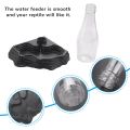 (VDZI) Reptile Water Feeder Automatic Water Dispenser Waterer Feeding Accessories for Turtle Frog Bearded Lizards Geckos for Terrarium Tank. 