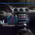 NAMUNY 2Pcs 12V / 24V Fast Charging 3.0 Car Lighter Socket Usb Charger Led Voltmeter Ammeter Black & Red & Black & Blue. 