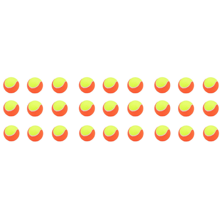27 PCS Elasticity Soft Beach Tennis Ball High Quality Training Sport Rubber Tennis Balls