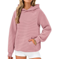 Women Hoodies Oversized Fleece Pink S. 