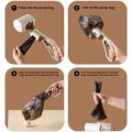Portable Dog Pooper Scooper for Large Small Dogs, Dog Poop Scooper with Bag Attachment, Easy to Use for Grass, Dirt, Gravel, Indoor Outdoor Pet Poo Catcher on Walks (Brown). 