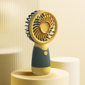 NAMUNY Handheld Fan Border Small Fan Handheld Pocket Mini Fan Portable USB Rechargeable Fan Gift Silent,C. 