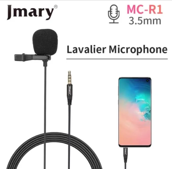 Jmary%20MC-R1%20Lavalier%20Microphone%20Mic%20Clip%20On%20Kabel%20Jack%203.5%20Vlog%20Zoom%20Recording%20-%20Image%202