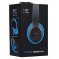 P47 On Ear Headphones Foldable Bluetooth Headset With Mic Stereo Bass Wired/Wireless Earphones. 