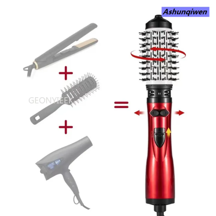Ashunqiwen%202-in-1%20360%20Rotating%20AirFlow%20Hot%20Air%20Brush%20Hair%20Straightener%20Curler%20Iron%20Volumizer%20Blowers%20Electric%20Hair%20Dryer%20Comb%20-%20Image%206