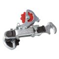 NAMUNY 2X Racing Bicycle Part Silver Tone Metal 3-7 Speed Rear Derailleur. 