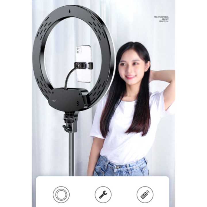 32CM Selfie LED Ring Light with 7 Fit Tripod Stand