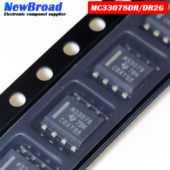 5PCS M33078 MC33078D MC33078DR MC33078DR2G 33078 SOP-8 High speed low ...