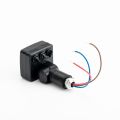AC85-265V IP65 Motion Sensor Adjustable PIR Switch Ultrathin LED Light PIR Outdoor Motion Sensor Detector,10Mm Black. 