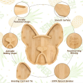 (GREH) French Bulldog Cheese Board, 12Inch Frenchie Charcuterie Boards Extra Large Bamboo Funny Serving Tray Aperitif Platter. 