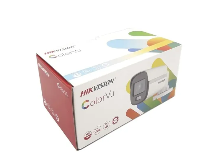 HIKVISION%202MP%20ColorVu%20Bullet%20Camera%20DS-2CE10DF0T-PF%203.6MM%20IP67%20+%20USEWELL%20BNC%20DC,%20White%20-%20Image%202