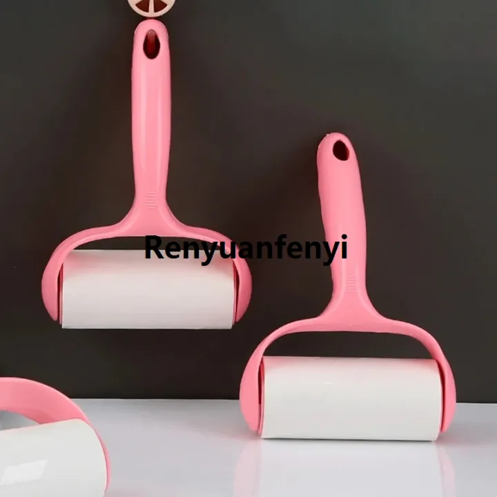 Renyuan%20transparent%20bag%20Lint%20Roller%20with%208%20Rolls%20Refills%20Sticky%20Paper%20Pet%20Hair%20New%20style%20Remover%20Tearable%20Adhesive%20Glutinous%20Dust%20Lint%20Brush%20for%20Clothes%20Seats%20-%20Image%203