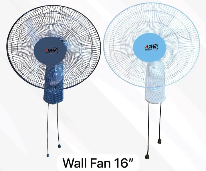 ALPHA Home 16 Inch Wall Fan – Strong Air Delivery | Durable Motor ...