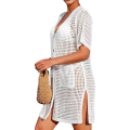 Women Swimsuit Cover up White M. 