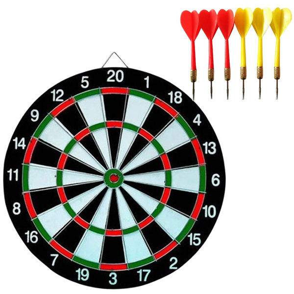 Dart Board Game With 6 Alloy Pin 17 Inch