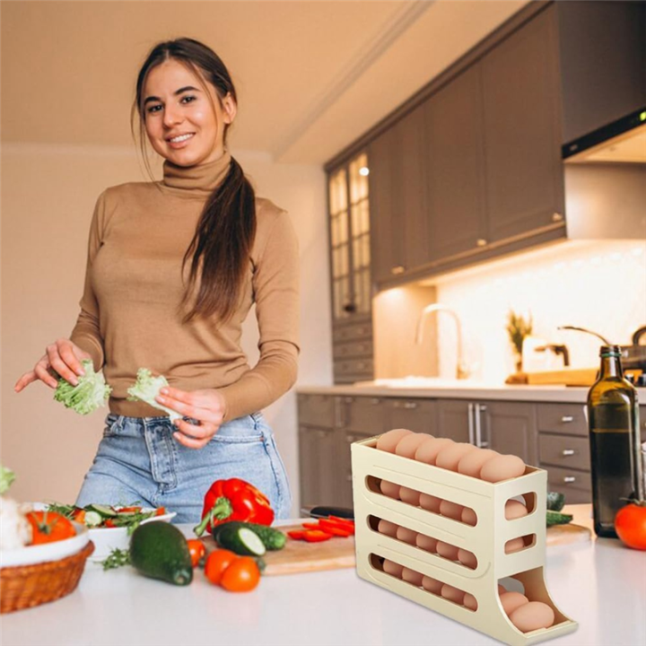 30%20Eggs%20Egg%20Holder%20for%20Fridge%20-Auto%20Rolling%20Fridge%20Egg%20Organizer,%20Space-Saving%20Egg%20Dispenser%20Holder,4%20Tiers%20Fridge%20Easy%20Install%20Easy%20to%20Use%20White%20-%20Image%206