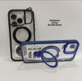 Iphone Cover 11/12/13/14/15/16 Pro / Pro Max Spigen transparent Magsafe Compatible Double Stand Case Cover. 