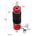 Hi-Hat Clutch for Drum Jazz Drum Hi-Hat Clutch Premium Hi Hat Cymbal Holder Adjustable Drum Musical Instrument Part Red. 