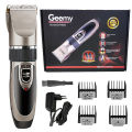 Geemy GM-6066 Wireless Hair Clipper - Original Zero Adjustable, Professional Rechargeable Trimmer. 