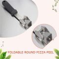 fasdaga 2X Pizza Paddle 12 Inch, Folding Stainless Steel Pizza Peel, Handle Pizza Paddle Shovel, for Bbq Pizza Oven. 