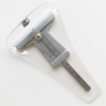 Car Tire Pattern Measuring Ruler Mini Stainless Steel Inspection Ruler Pattern Depth Inspection Vernier Caliper Tools. 