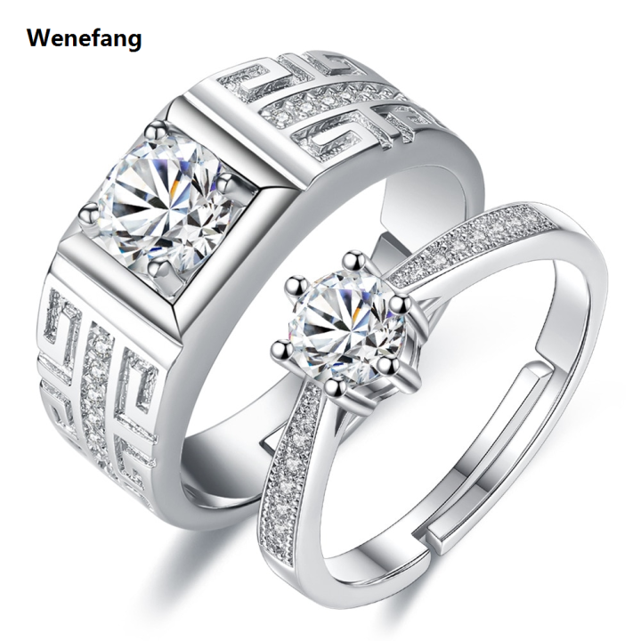 Wenefang%20Real%20925%20Sterling%20Silver%20Woman's%20High%20Quality%20Jewelry%20%E3%80%902025%20Version%E3%80%91%20New%20Crystal%20Zircon%20Couple%20Ring%20For%20Men%20XY0396%20-%20Image%206