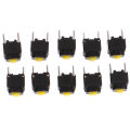 10pcs Mute Button 6*6*7.3mm Silent Switch Micro Mouse Button Switch ANLAN. 