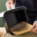 Sptrry100pcs Square Air Fryer Paper Pad Oil-Proof Paper Liners for Baking and Cooking 17x17x4.5cm. 