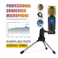 CGearuppt Podcast Equipment Bundle, Sound Card Microphone (120KHz/24 Bit) and Professional Audio Mixer for Streaming Gaming. 