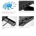 Cooling Pad Mikuso NCP-067 Laptop Stand with Cooling Fan. 