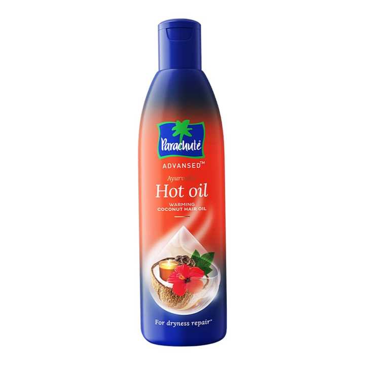 PARACHUTE Advansed Ayurvedic Hot Oil  Warming Coconut Hair Oil for Dryness Repair - 300 ml
