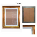 1-Piece Golden with white border A4 Size Photo Frame. 