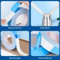 10Meters/Roll New Blue Film White Double Sided Tape Strong Self Adhesive Multifunctional PE Foam Tape 10/15/20/30mm Width Sponge Strip Fixed Pasted Tapes. 