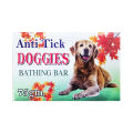 DOGGIES Anti Tick Bathing Soap Bar For Dog Pet 75gm by Crown Aquatics. 