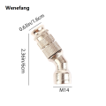 Wenefang 1Pc Atomization Nozzle Adjustable Distance Range men Garden Medicine Sales promotion Cleaning Machine Agricultural Electric mener Nozzle. 