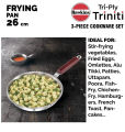 Hawkins Stainless Steel Tri-Ply 3 Pieces Cookware Set. 