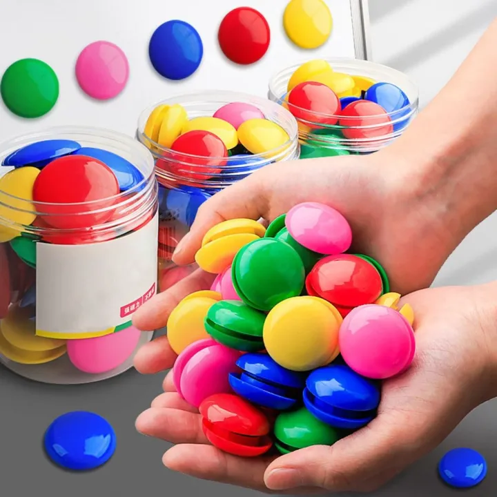 School Teach 20mm 30mm 40mm Whiteboard Magnets Notice Board Fridge ...