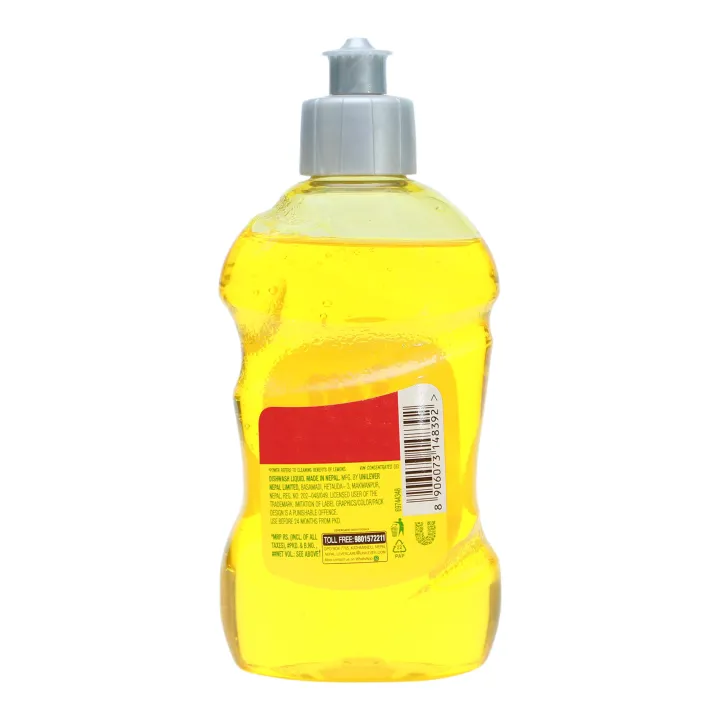Vim%20Dishwash%20Liquid%20Gel%20Lemon%20250%20Ml%20-%20Image%202