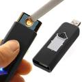 USB Smart Electronic Lighter USB Charging Lighter  Lighter  (Black). 