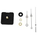 Clock Movement Mechanism with Silver Hour Minute Second Hand DIY Tools Kit. 