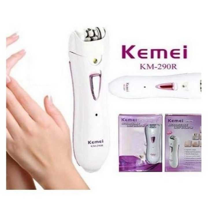 Kemei Km-290R Rechargeable Women Hair Remover Epilator