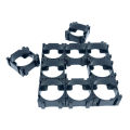 100PCS 18650 Lithium Battery Holder Cylindrical Anti Vibration Plastic Battery Pack Bracket Li-ion Battery Spacer Cell Holder Taotai. 