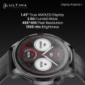 Ultima Watch Circle 2.0 Smartwatch: In-build ChatGPT, 3ATM Waterproof, 1.43 TRU AMOLED Display, 2.5D Curved Glass, 100+ Sports Modes, BT Calling, Super Slim with Premium Zinc Alloy Frame Smart Watch. 