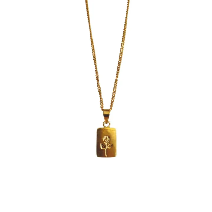 Therapy%20Nepal%20Gold%20Plated%20Rose%20Necklace%20For%20Women%20-%20Image%203