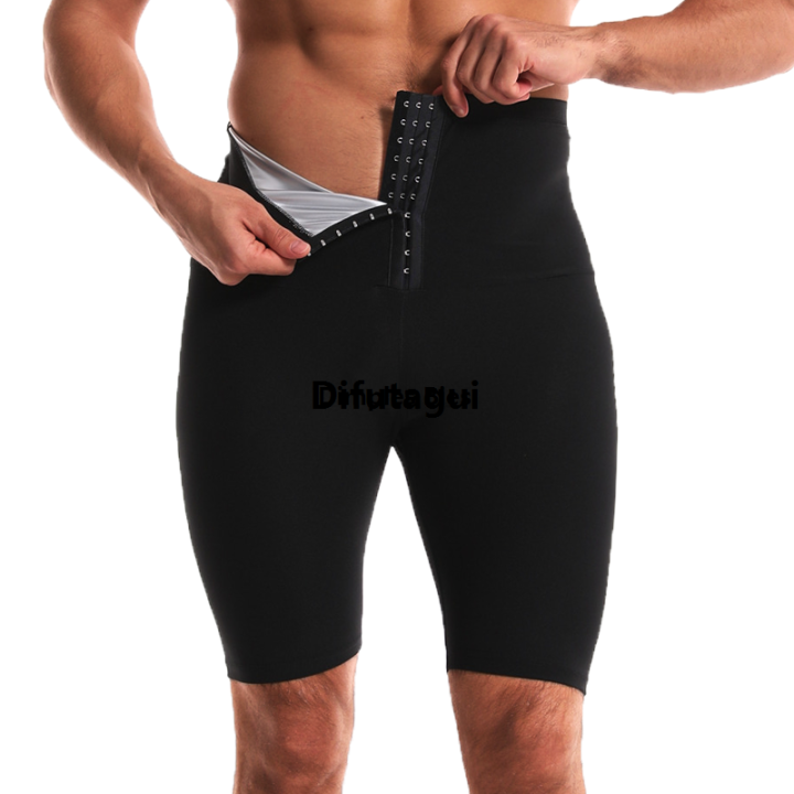 Difutagui%20Men%20Workout%20Tummy%20Control%20Leggings%20Lose%20Weight%20Thermal%20Sauna%20Suits%20Hot%20Selling%20Sweating%20Burning%20Fat%20Abdomen%20Reducer%20Fitness%20Slimming%20Shorts%20-%20Image%203