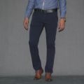 Premium Quality Thick Cotton Stretchable Formal Pant For Men - Dark Blue | Fashion Formal Pant For Men. 