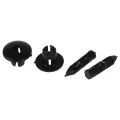 Set of 20 Pcs 7mm Hole Plastic Push Screw Rivet Fairing Panel Fixings Clips + 100 Pcs Car Fender Push In Type Plastic Rivets Fastener Black 15 X 13 X 6mm. 