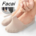 Facai Profesional Socks ice silk anti-odor set / double ECMLN3 2025 men's boat socks anti-fall low-cut cotton sole invisible. 