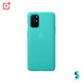 OnePlus 8T Sandstone cover (Cyan). 